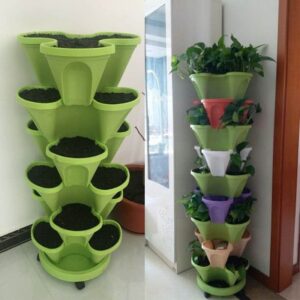 Vertical planter tower