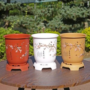 3 piece plastic planter set