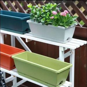 Rectangular planter box set