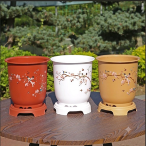 3 piece plastic planter set